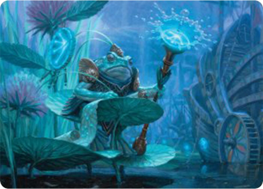 Magic | Dour Port-Mage Art Card [Bloomburrow Art Series] | The Nerd Merchant