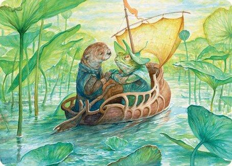 Magic | Run Away Together Art Card [Bloomburrow Art Series] | The Nerd Merchant
