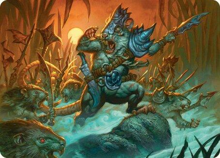 Magic | Persistent Marshstalker Art Card [Bloomburrow Art Series] | The Nerd Merchant