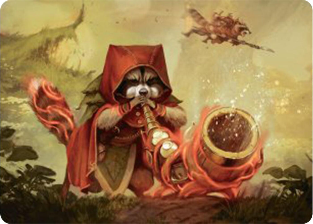 Magic | Raccoon Rallier Art Card [Bloomburrow Art Series] | The Nerd Merchant