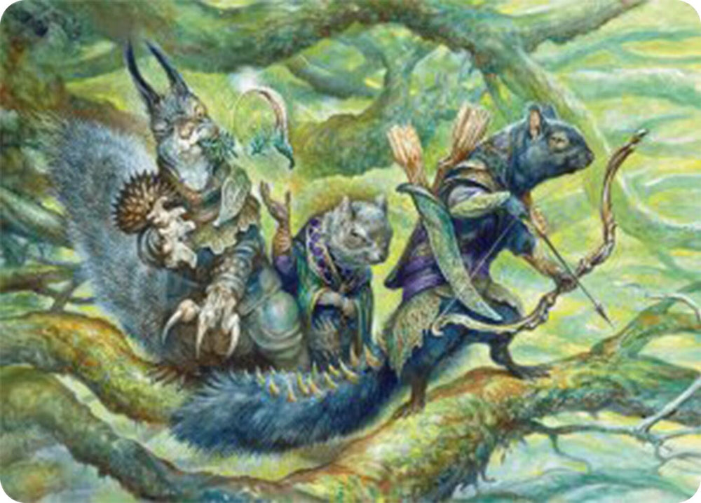Magic | The Odd Acorn Gang Art Card [Bloomburrow Art Series] | The Nerd Merchant