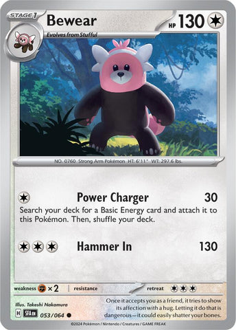 Pokemon | Bewear (053/064) [Scarlet & Violet: Shrouded Fable] | The Nerd Merchant