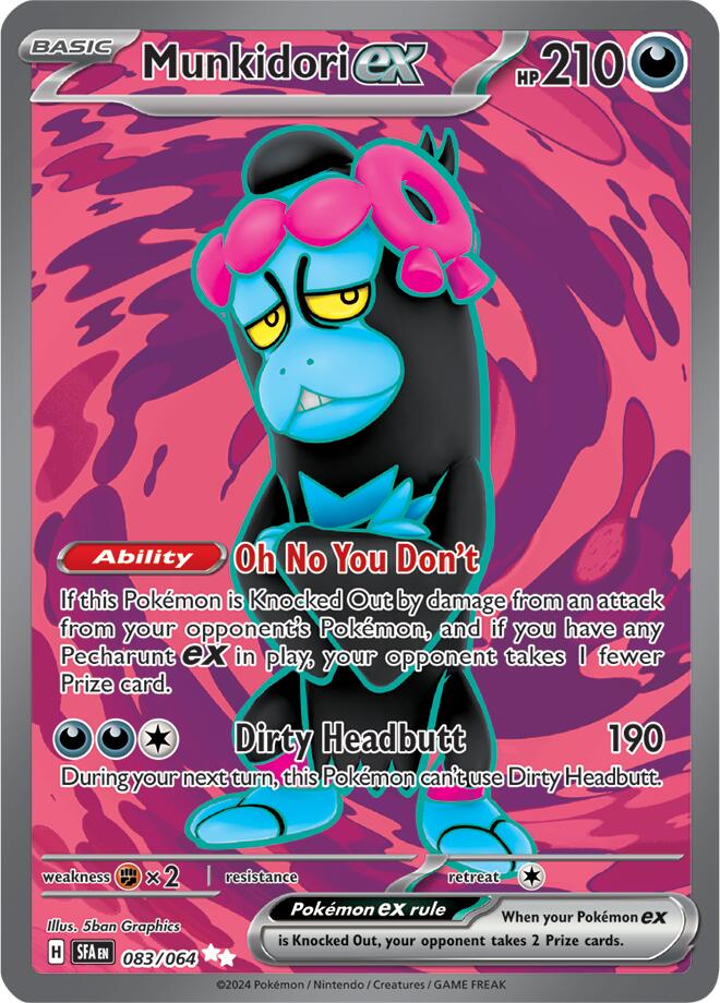 Pokemon | Munkidori ex (083/064) [Scarlet & Violet: Shrouded Fable] | The Nerd Merchant