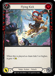 Flesh and Blood TCG | Flying Kick (Red) [TCC085] (Round the Table: TCC x LSS) | The Nerd Merchant