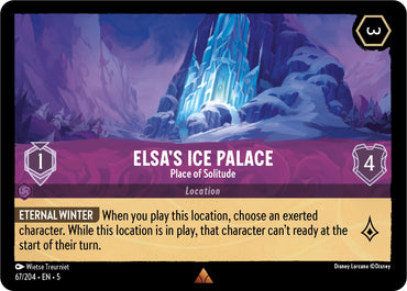 Lorcana | Elsa's Ice Palace - Place of Solitude (67/204) [Shimmering Skies] | The Nerd Merchant