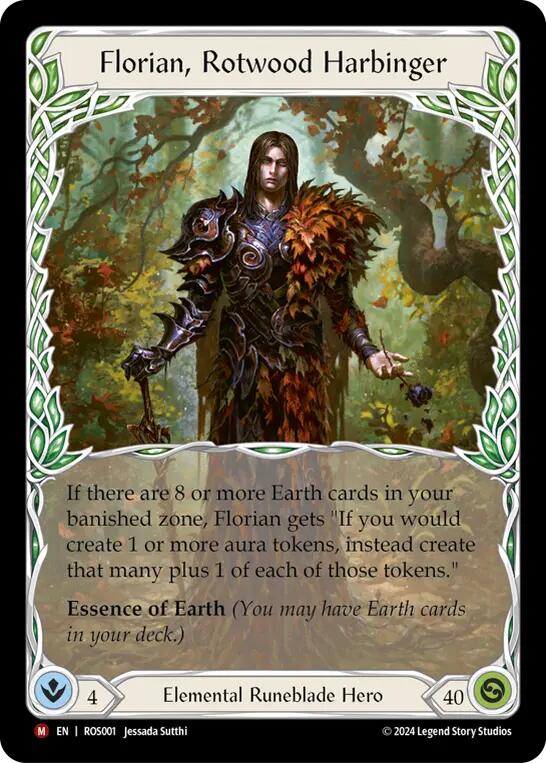 Flesh and Blood TCG | Florian, Rotwood Harbinger [ROS001] (Rosetta) | The Nerd Merchant