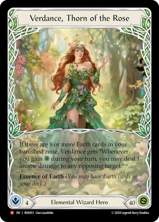 Flesh and Blood TCG | Verdance, Thorn of the Rose [ROS013] (Rosetta) | The Nerd Merchant