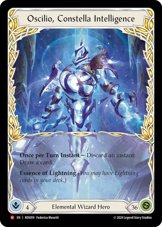 Flesh and Blood TCG | Oscilio, Constella Intelligence [ROS019] (Rosetta) | The Nerd Merchant