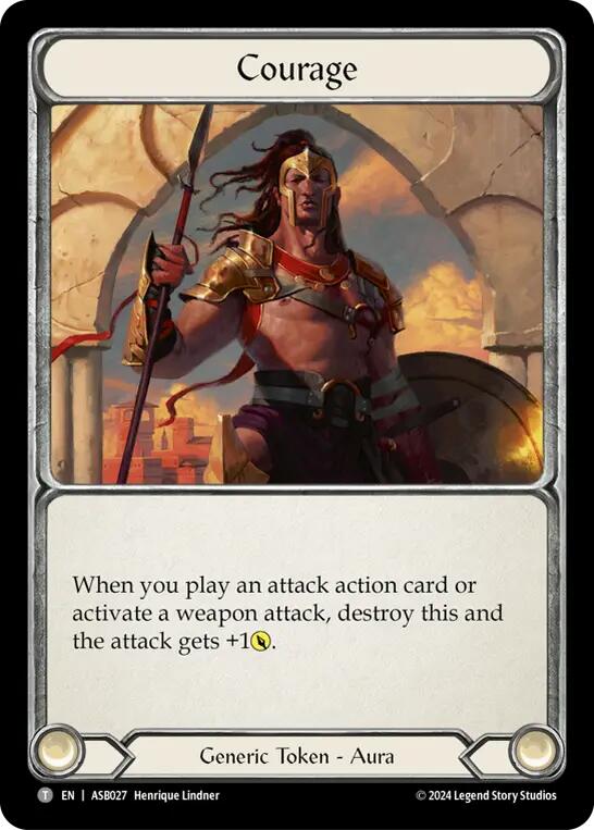 Flesh and Blood TCG | Courage [ASB027] (Armory Deck: Boltyn) | The Nerd Merchant