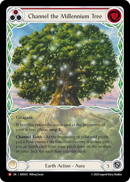 Flesh and Blood TCG | Channel the Millennium Tree [ROS033] (Rosetta) | The Nerd Merchant