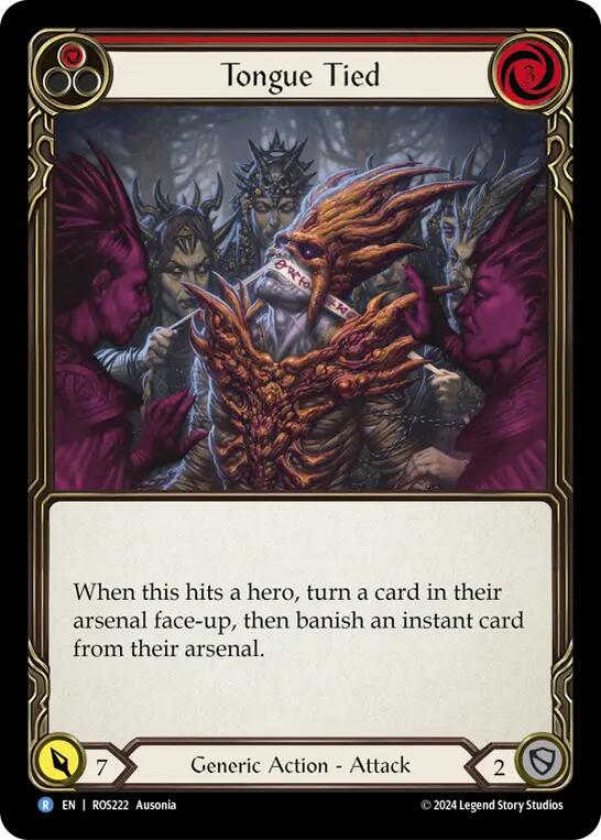 Flesh and Blood TCG | Tongue Tied [ROS222] (Rosetta) | The Nerd Merchant