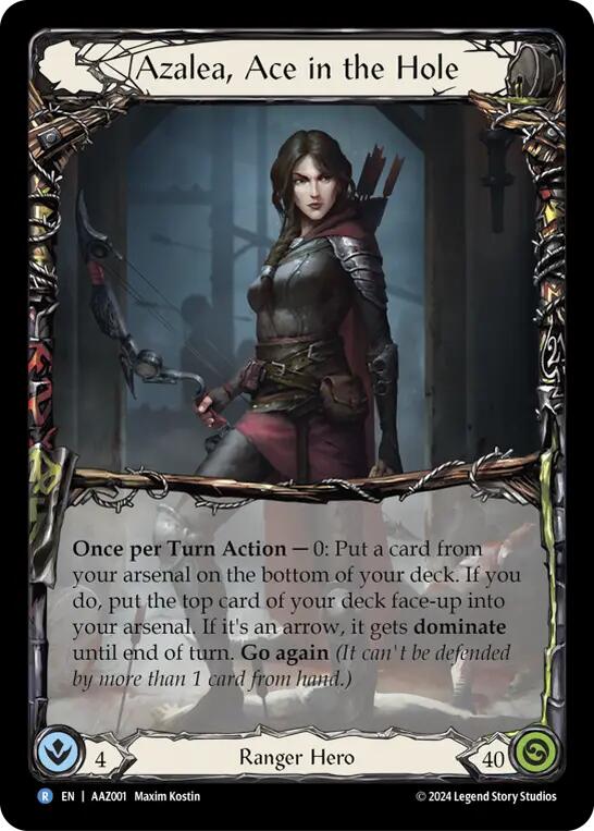Flesh and Blood TCG | Azalea, Ace in the Hole [AAZ001] (Armory Deck: Azalea) | The Nerd Merchant