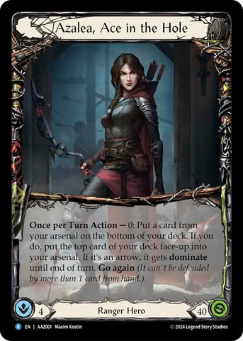 Flesh and Blood TCG | Azalea, Ace in the Hole [AAZ001] (Armory Deck: Azalea) | The Nerd Merchant