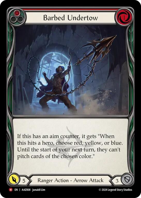 Flesh and Blood TCG | Barbed Undertow [AAZ008] (Armory Deck: Azalea) | The Nerd Merchant
