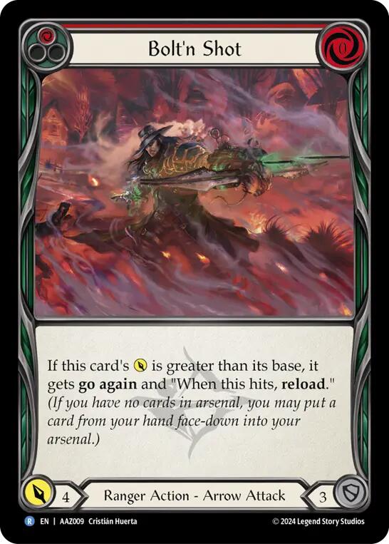 Flesh and Blood TCG | Bolt'n' Shot (Red) [AAZ009] (Armory Deck: Azalea) | The Nerd Merchant
