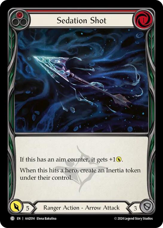 Flesh and Blood TCG | Sedation Shot [AAZ014] (Armory Deck: Azalea) | The Nerd Merchant