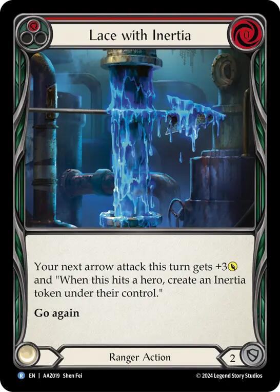 Flesh and Blood TCG | Lace with Inertia [AAZ019] (Armory Deck: Azalea) | The Nerd Merchant