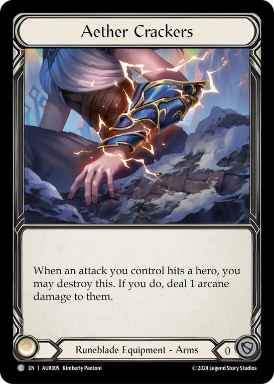 Flesh and Blood TCG | Aether Crackers [AUR005] (1st Strike) | The Nerd Merchant