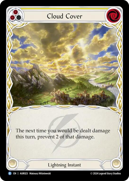 Flesh and Blood TCG | Cloud Cover [AUR023] (1st Strike) | The Nerd Merchant