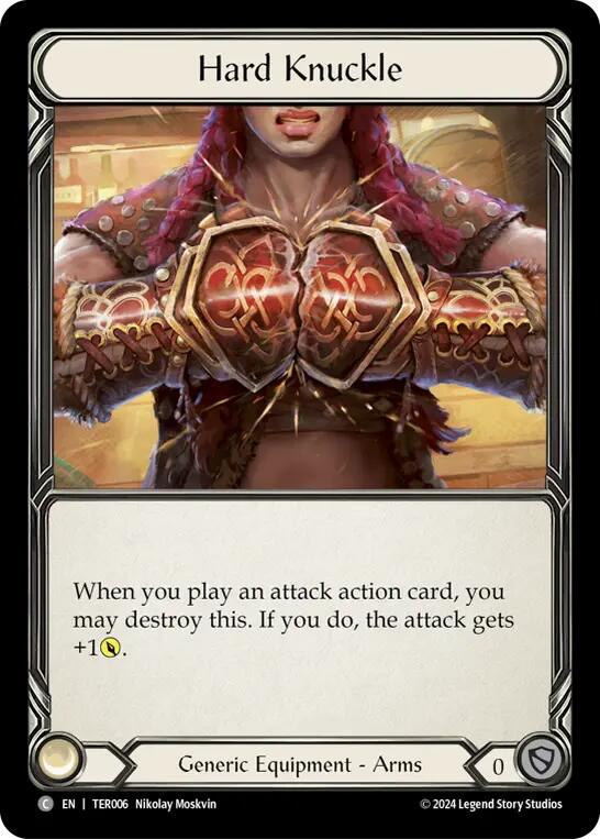 Flesh and Blood TCG | Hard Knuckle [TER006] (1st Strike) | The Nerd Merchant
