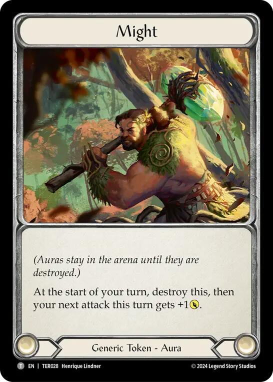 Flesh and Blood TCG | Might [TER028] (1st Strike) | The Nerd Merchant
