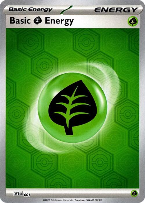 Pokemon | Basic Grass Energy (001) [Scarlet & Violet: Shrouded Fable] | The Nerd Merchant