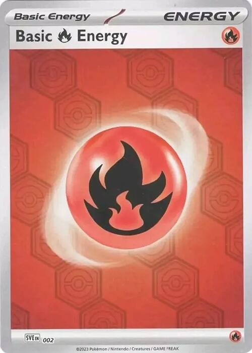 Pokemon | Basic Fire Energy (002) [Scarlet & Violet: Shrouded Fable] | The Nerd Merchant