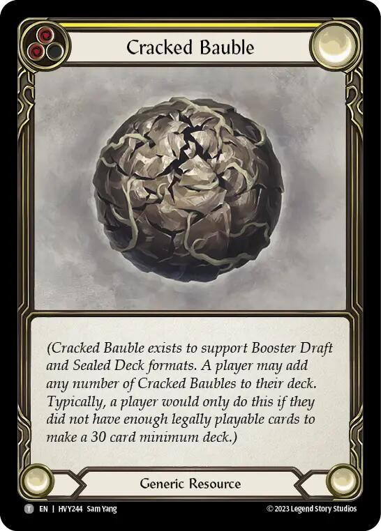 Flesh and Blood TCG | Cracked Bauble (Regular) [FAB-HVY-244] (Heavy Hitters) | The Nerd Merchant