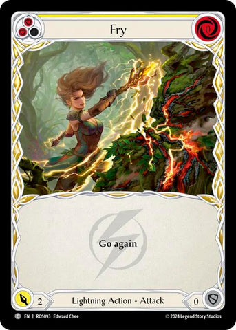 Flesh and Blood TCG | Fry (Yellow) [ROS093] (Rosetta) | The Nerd Merchant