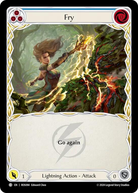 Flesh and Blood TCG | Fry (Blue) [ROS094] (Rosetta) | The Nerd Merchant