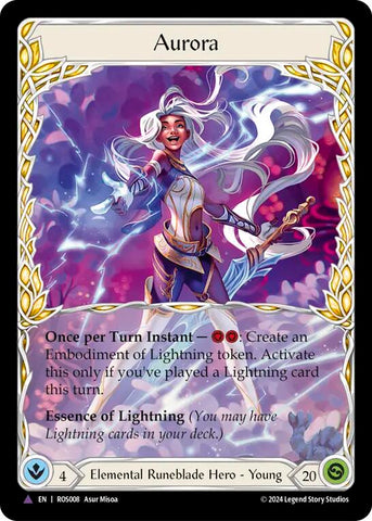 Flesh and Blood TCG | Aurora (Marvel) (Alternate Art) [ROS008] (Rosetta)  Cold Foil | The Nerd Merchant