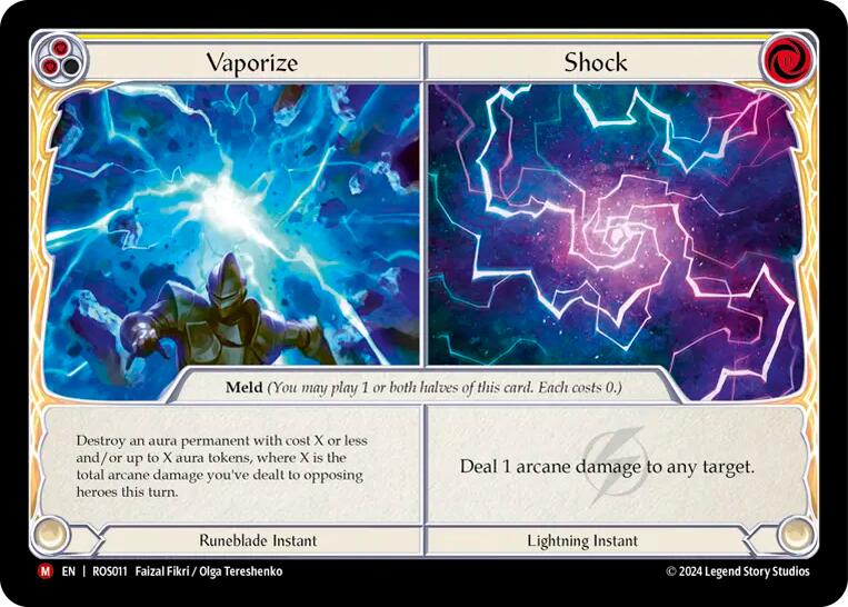 Flesh and Blood TCG | Vaporize // Shock [ROS011] (Rosetta) | The Nerd Merchant