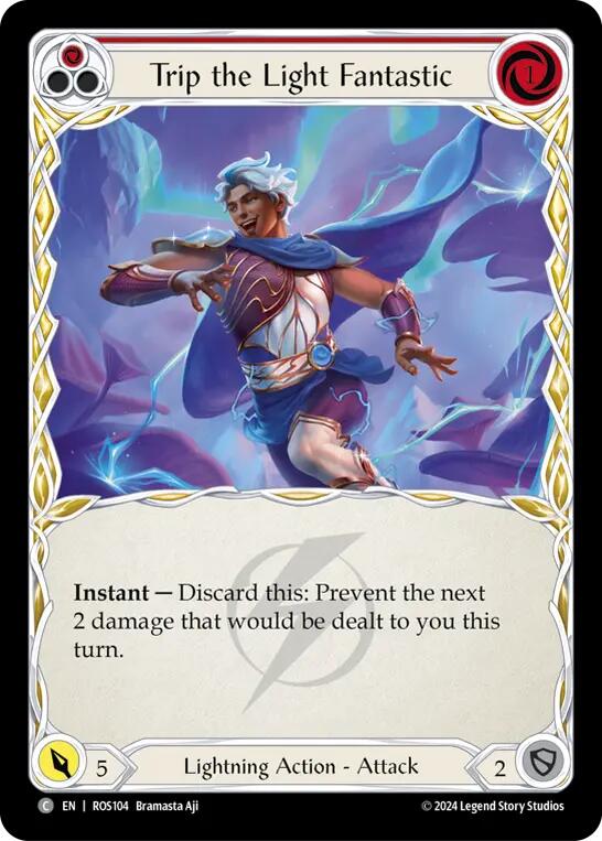 Flesh and Blood TCG | Trip the Light Fantastic (Red) [ROS104] (Rosetta) | The Nerd Merchant