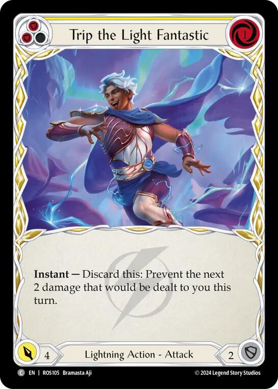 Flesh and Blood TCG | Trip the Light Fantastic (Yellow) [ROS105] (Rosetta) | The Nerd Merchant