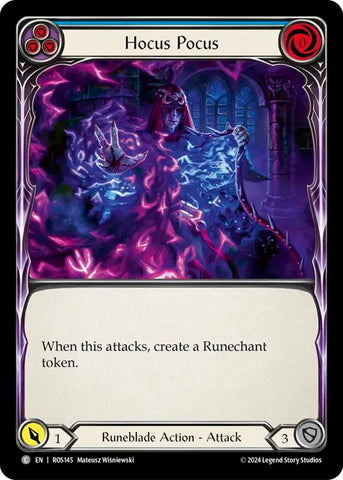 Flesh and Blood TCG | Hocus Pocus (Blue) [ROS145] (Rosetta)  Rainbow Foil | The Nerd Merchant