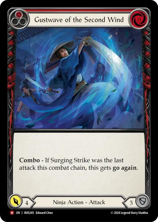 Flesh and Blood TCG | Gustwave of the Second Wind [ROS245] (Rosetta) | The Nerd Merchant