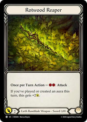 Flesh and Blood TCG | Rotwood Reaper // Staff of Verdant Shoots [ROS003] (Rosetta) | The Nerd Merchant