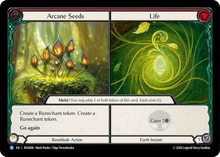 Flesh and Blood TCG | Arcane Seeds // Life [ROS006] (Rosetta) | The Nerd Merchant