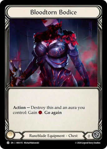 Flesh and Blood TCG | Bloodtorn Bodice [ROS115] (Rosetta)  Cold Foil | The Nerd Merchant