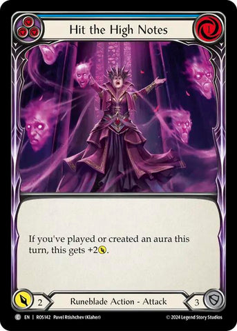 Flesh and Blood TCG | Hit the High Notes (Blue) [ROS142] (Rosetta) | The Nerd Merchant