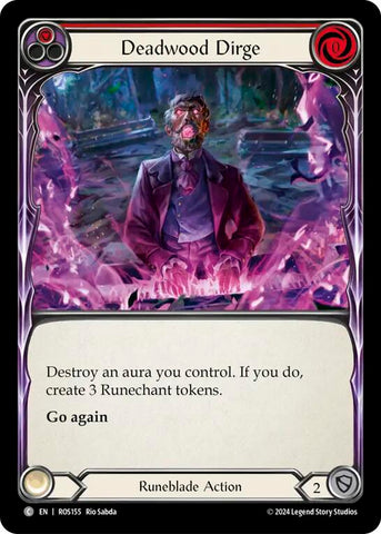 Flesh and Blood TCG | Deadwood Dirge (Red) [ROS155] (Rosetta) | The Nerd Merchant