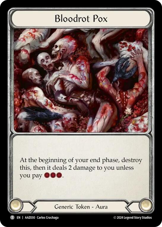 Flesh and Blood TCG | Bloodrot Pox // Inertia [AAZ030 // AAZ032] (Armory Deck: Azalea) | The Nerd Merchant