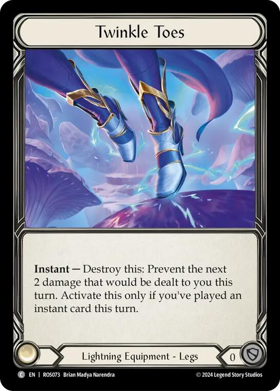 Flesh and Blood TCG | Twinkle Toes [ROS073] (Rosetta) | The Nerd Merchant