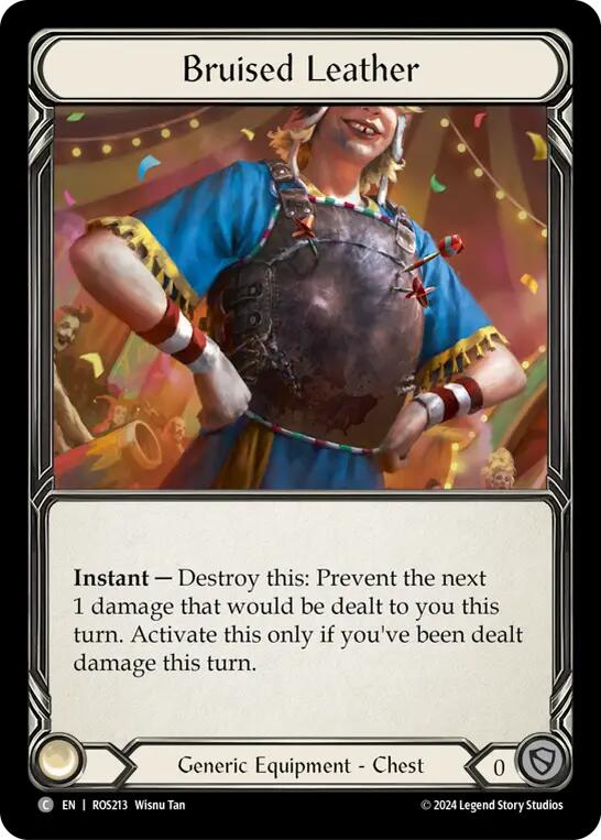 Flesh and Blood TCG | Bruised Leather [ROS213] (Rosetta)  Cold Foil | The Nerd Merchant