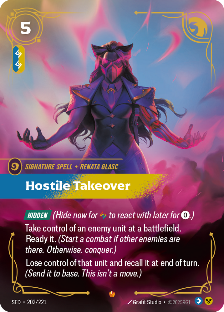 Hostile Takeover (Foil) - Spiritforged #202