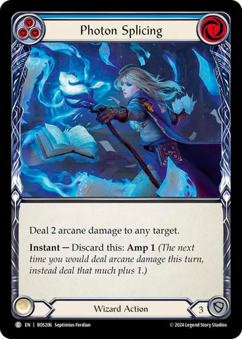 Flesh and Blood TCG | Photon Splicing (Blue) [ROS206] (Rosetta) | The Nerd Merchant