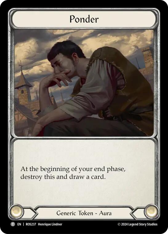 Flesh and Blood TCG | Ponder [ROS237] (Rosetta) | The Nerd Merchant