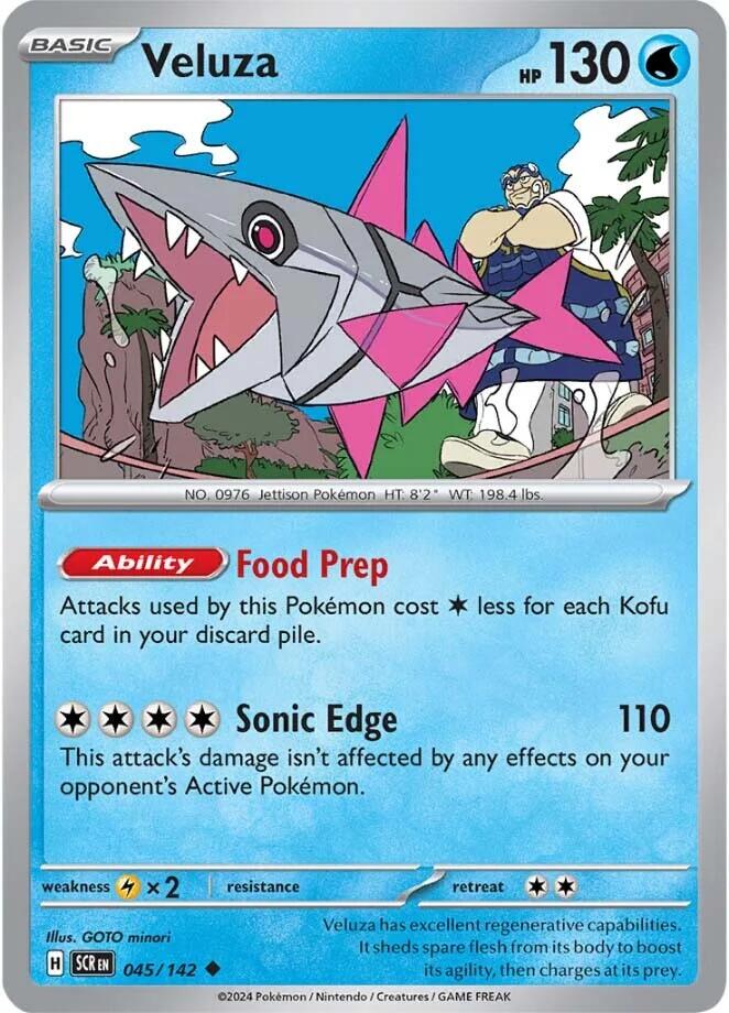 Pokemon | Veluza (045/142) [Scarlet & Violet: Stellar Crown] | The Nerd Merchant