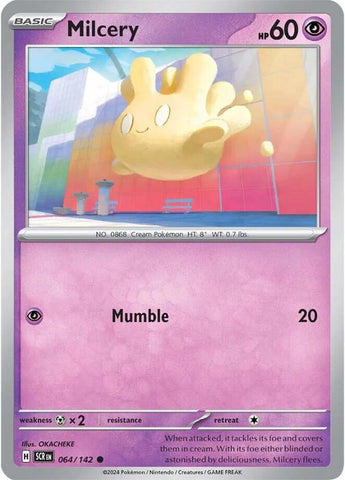 Pokemon | Milcery (064/142) [Scarlet & Violet: Stellar Crown] | The Nerd Merchant