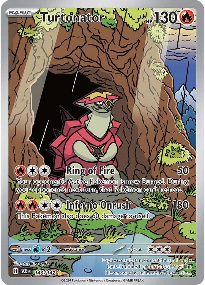 Pokemon | Turtonator (146/142) [Scarlet & Violet: Stellar Crown] | The Nerd Merchant